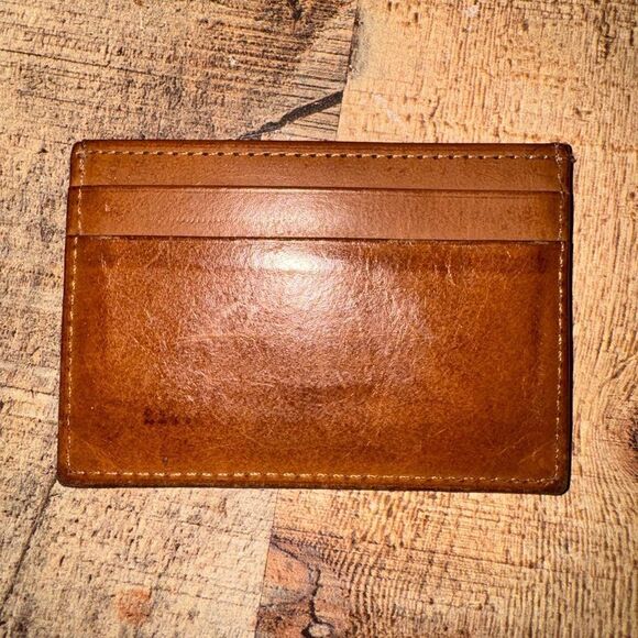 Vintage Coach Multifunction Wallet #7219 British Tan 1990's and card holder - Picture 9 of 13